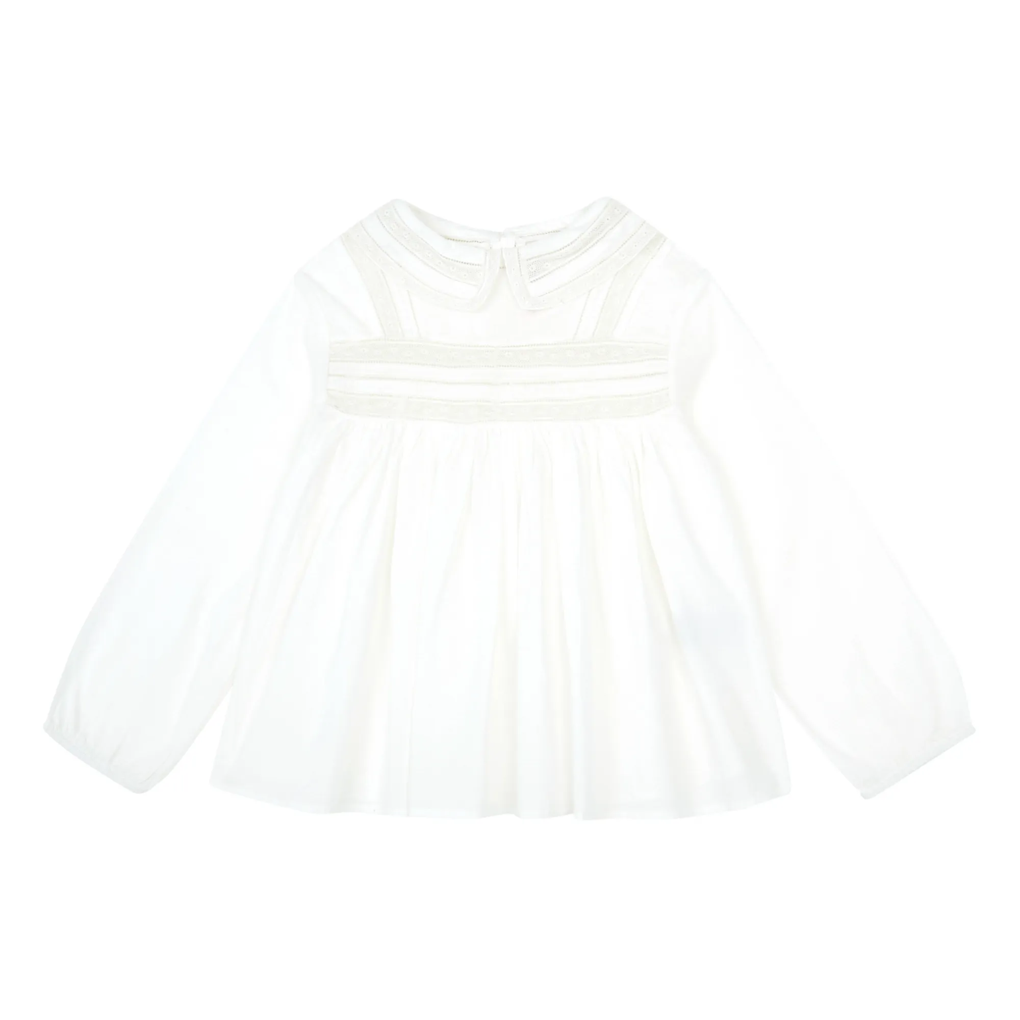 Bonpoint Ecru Tate Blouse