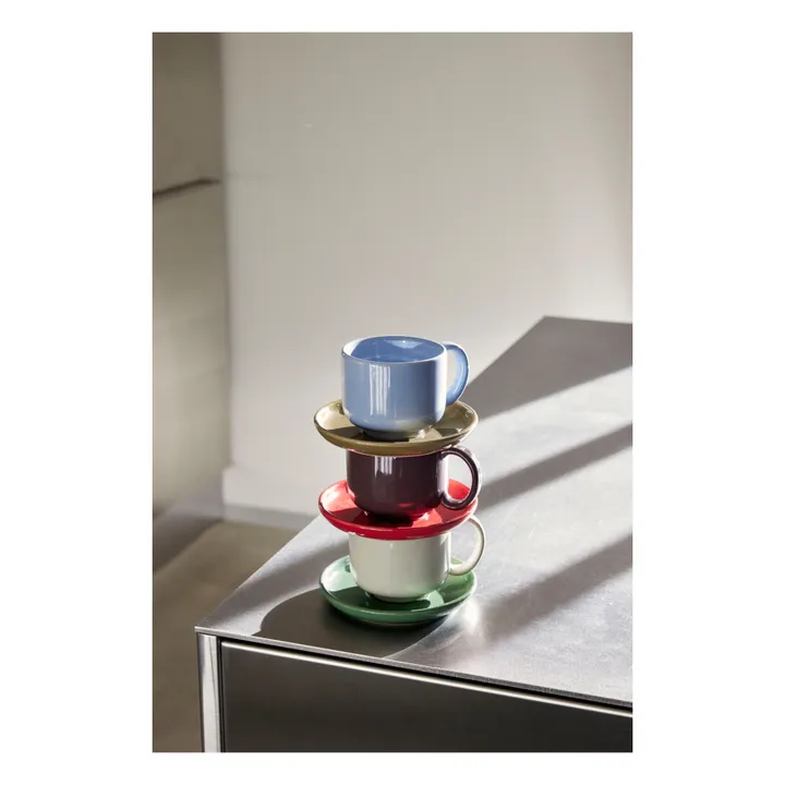 Tasse et sous-tasse Amare | Bleu Clair- Image produit n°6