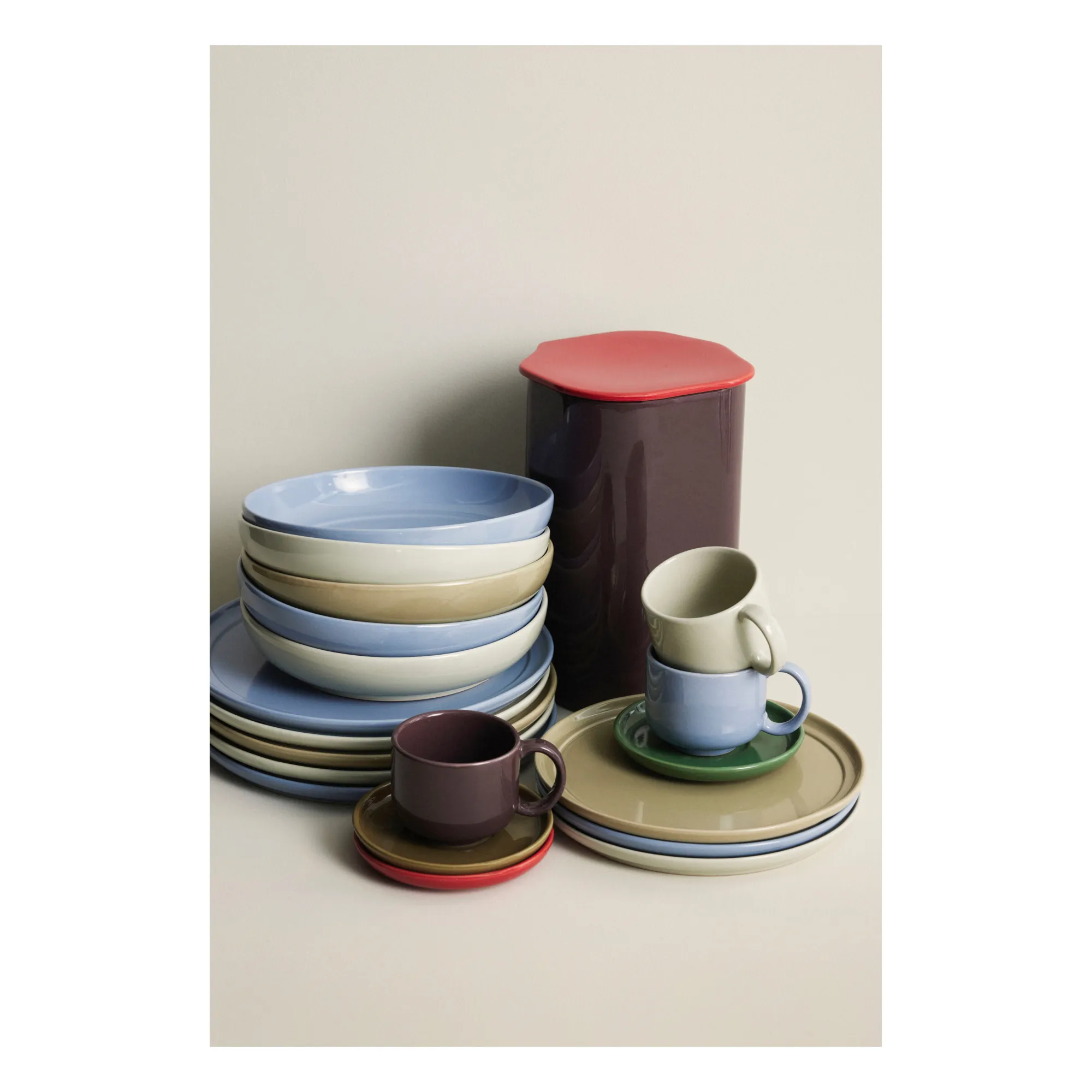 Tasse et sous-tasse Amare | Sable- Image produit n°5