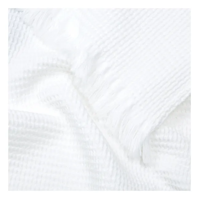 Serviette d'invité Timor en nid d'abeille | Blanc