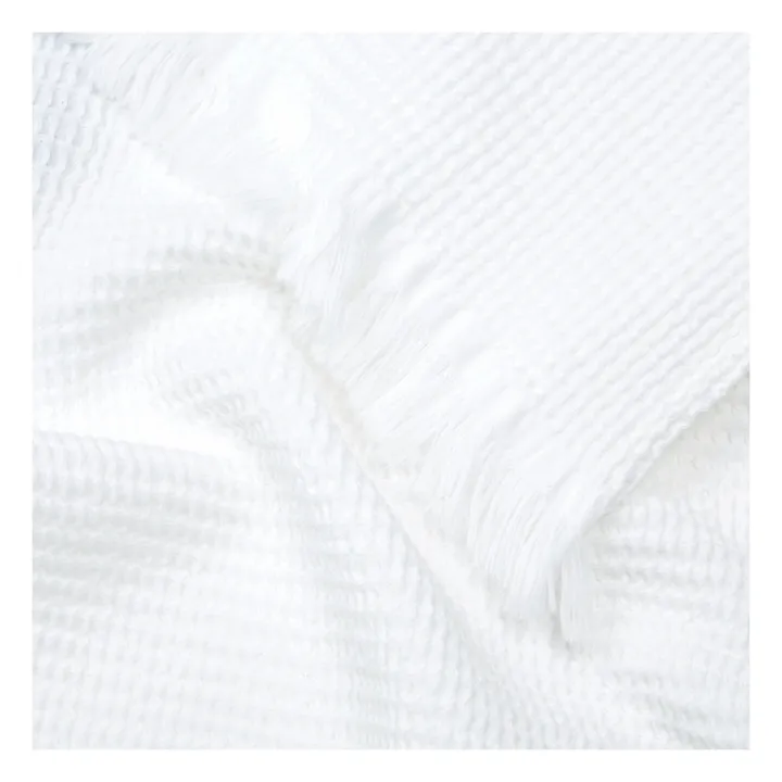 Serviette d'invité Timor en nid d'abeille | Blanc- Image produit n°2