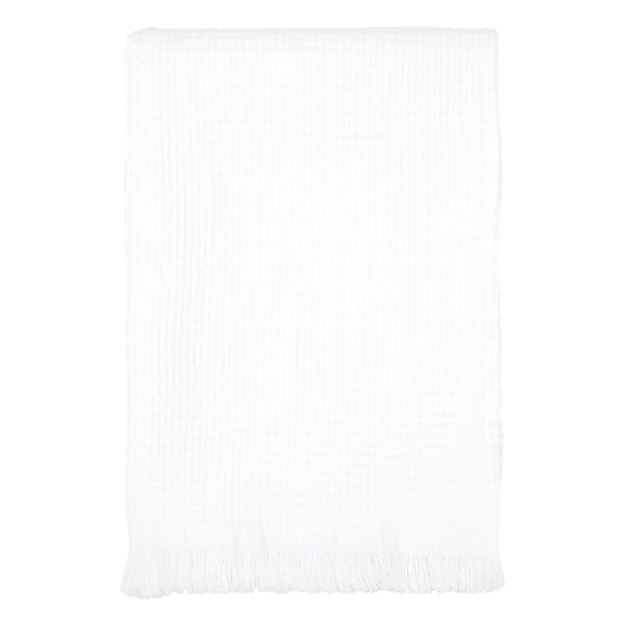 Haomy White Timor Honeycomb Bath Towel