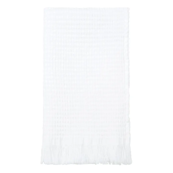 Serviette d'invité Timor en nid d'abeille | Blanc- Image produit n°0