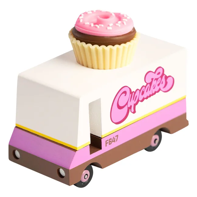 Wooden Cupcake Car