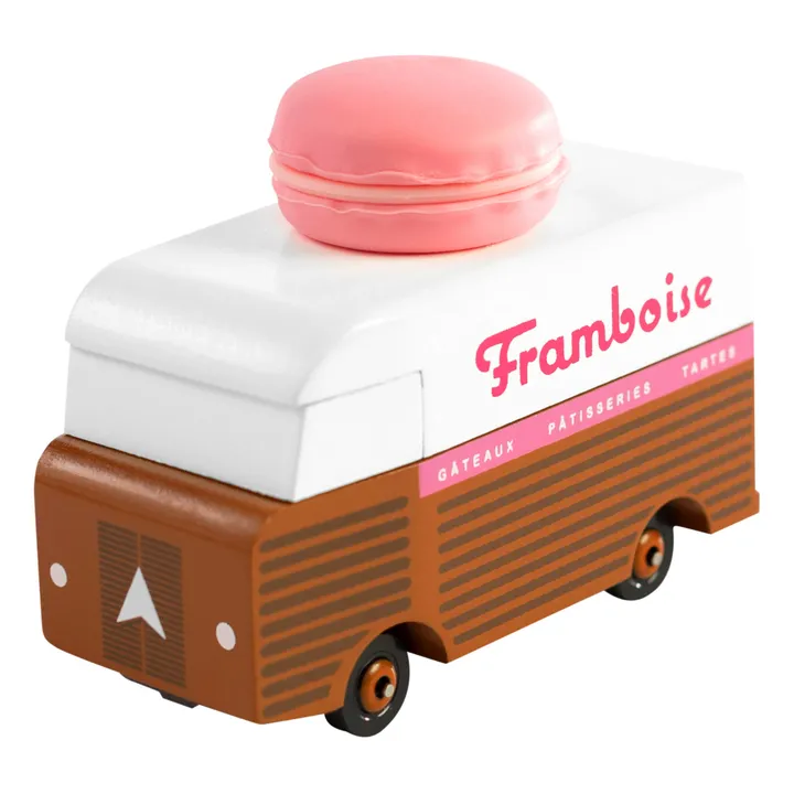 Auto Macaron Himbeere aus Holz- Produktbild Nr. 3