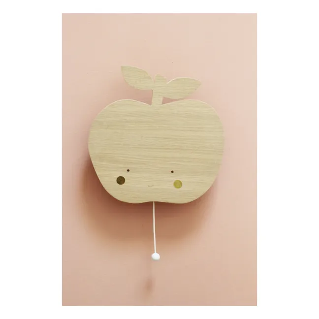Spieluhr Apfel aus Holz 