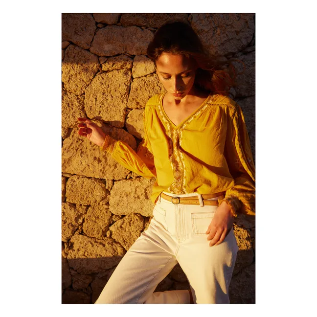 Blusa bordada | Miel