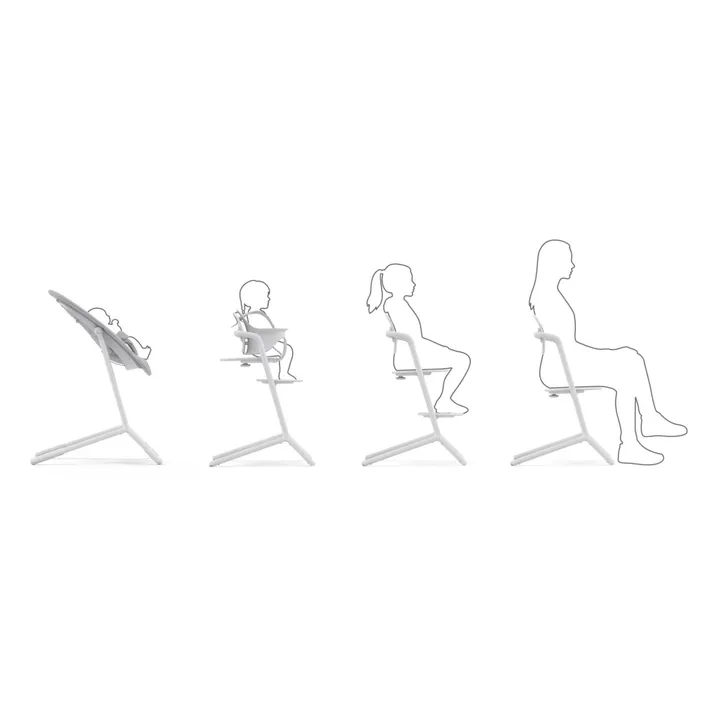 Lemo - Chaise haute 4 en 1 | Blanc- Image produit n°1