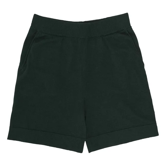 Organic Cotton Shorts | Forest Green