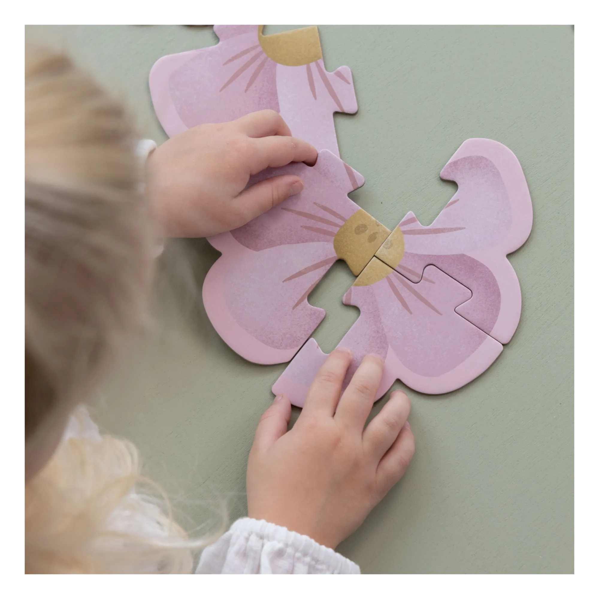 Little Dutch - Puzzle 6 en 1  Flowers & Butterflies (Little Dutch) - Image 2