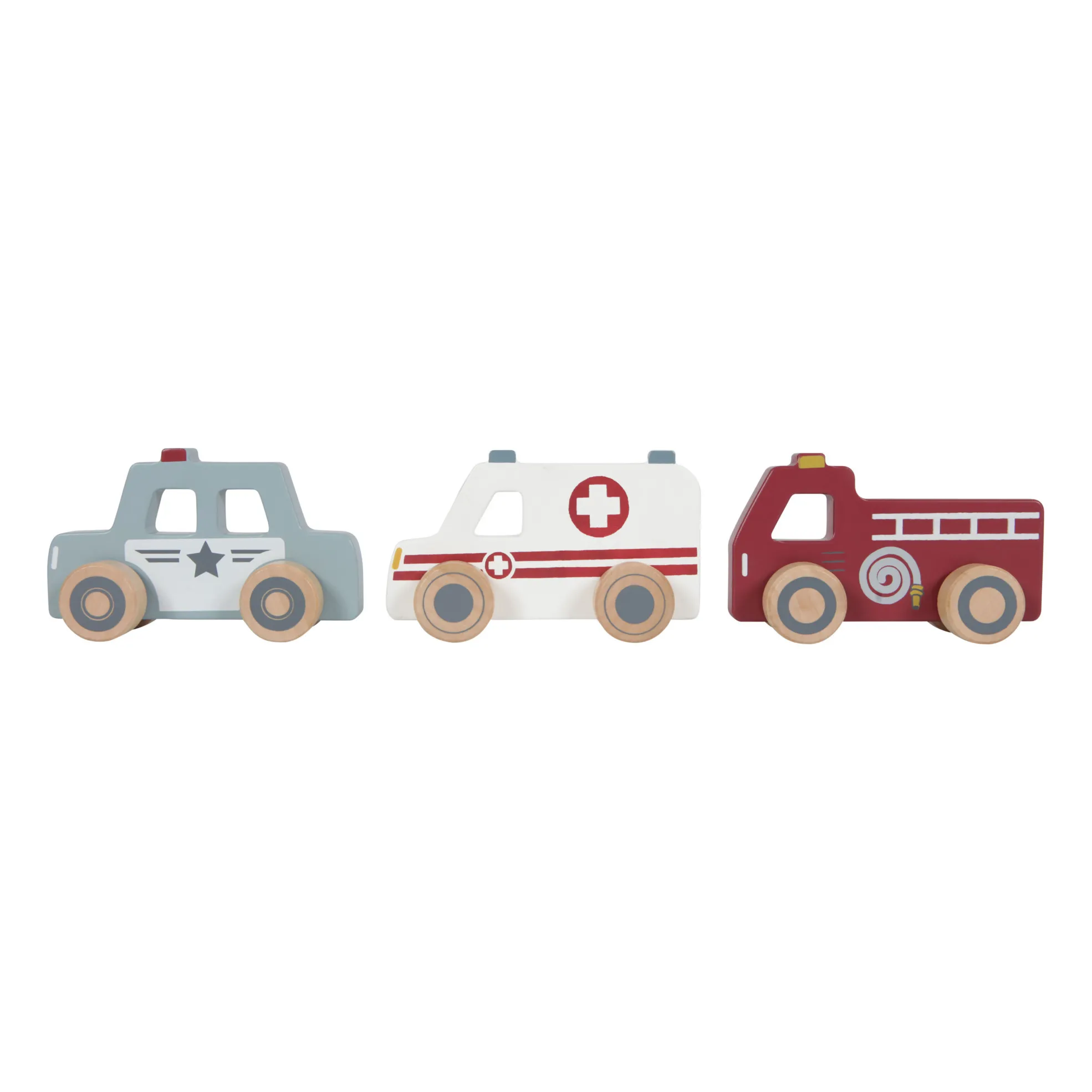 Little Dutch - Set de 3 voitures d'urgence (Little Dutch) - Couverture