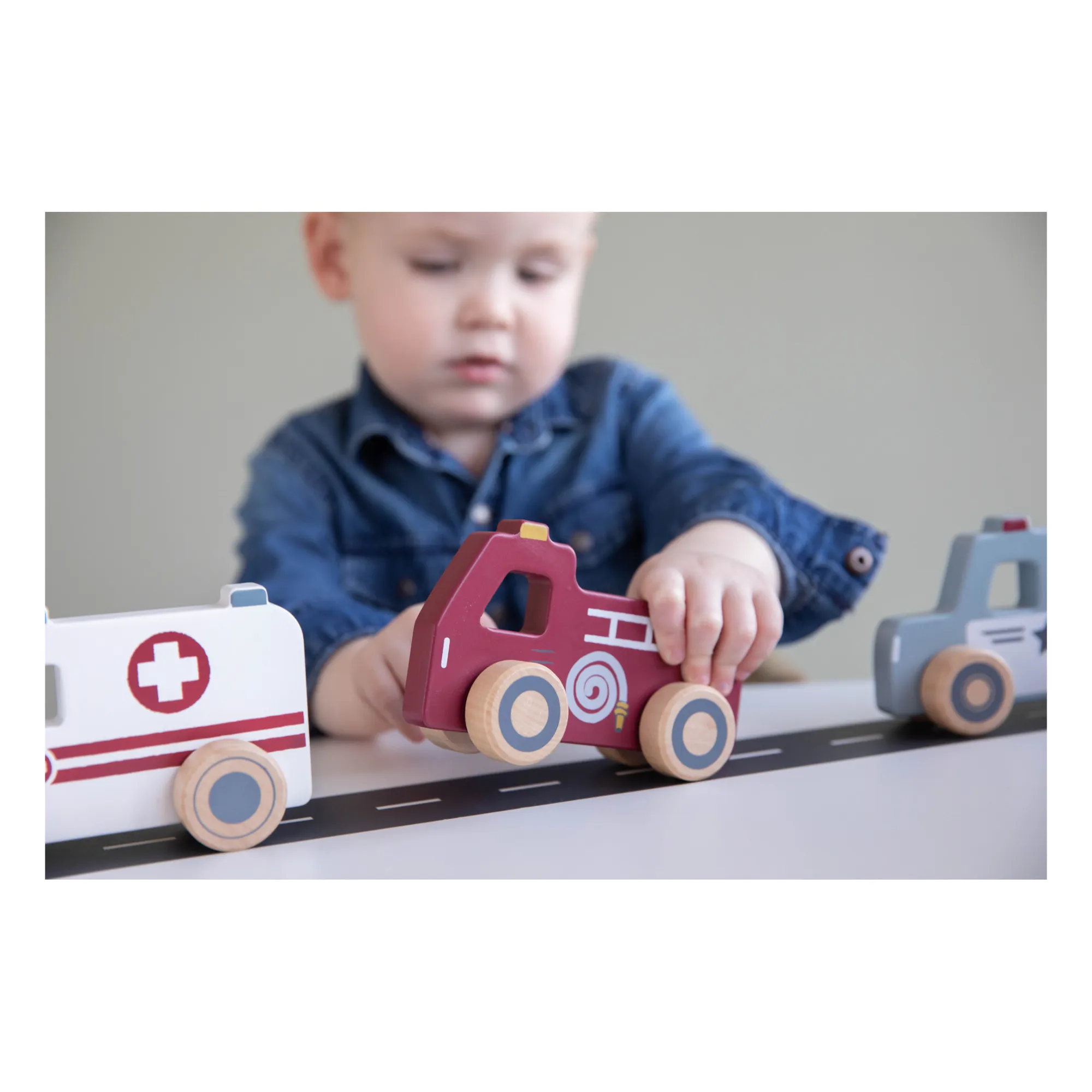 Little Dutch - Set de 3 voitures d'urgence (Little Dutch) - Image 1