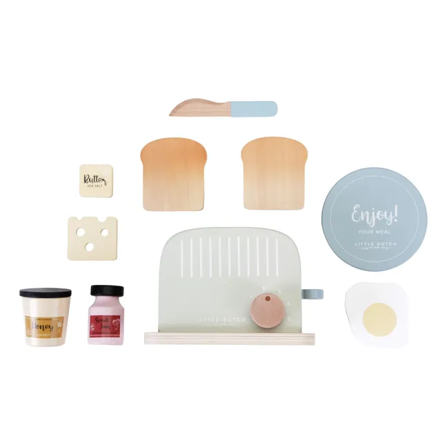 Wooden toaster and accessories