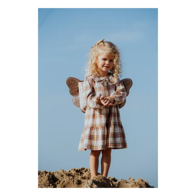 Glitter Butterfly Binder | Copper red