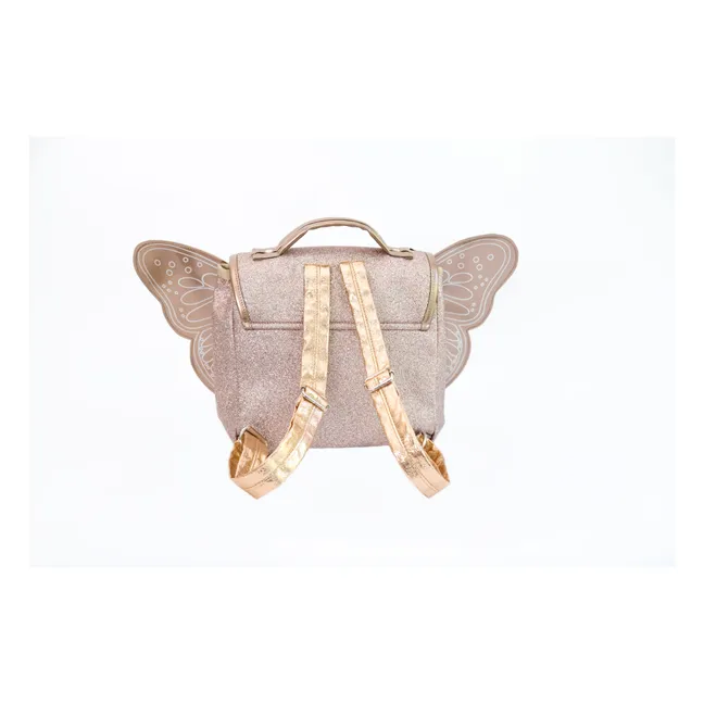 Butterfly Sequined Bag | Copper red