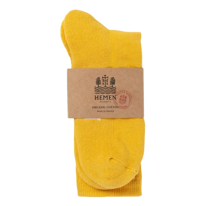 Socken Bio-Baumwolle | Gelb- Produktbild Nr. 0