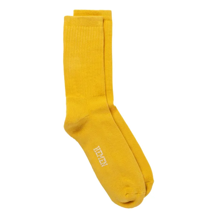 Socken Bio-Baumwolle | Gelb- Produktbild Nr. 1