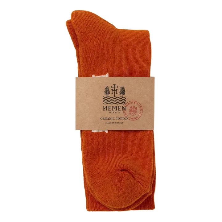 Socken Bio-Baumwolle | Terracotta- Produktbild Nr. 0