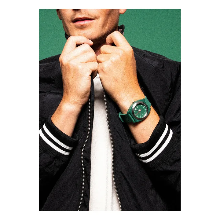 Reloj reciclado Time Teller OPP | Verde oliva- Imagen del producto n°1