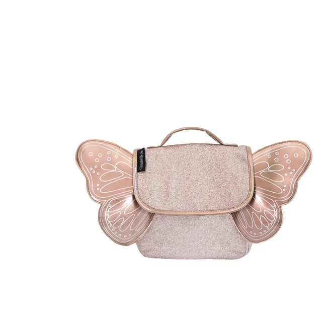 Butterfly Sequined Bag | Copper red