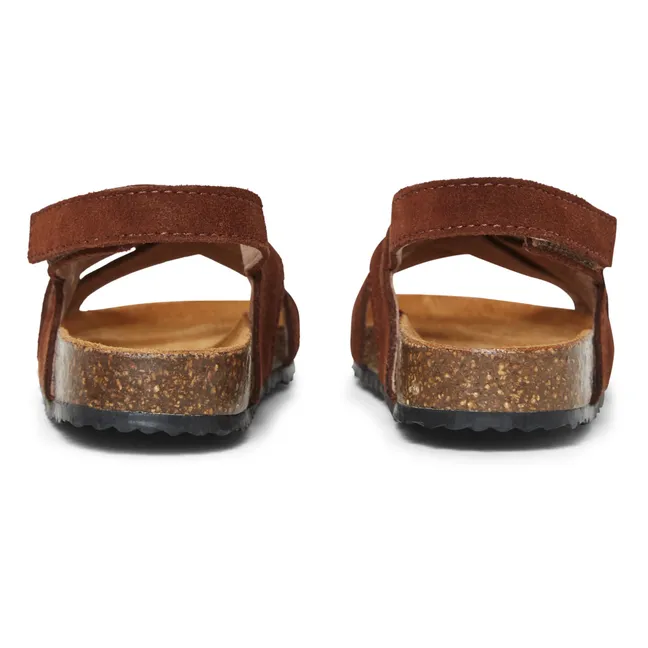 Sandales Tressées Suede - Two Con Me | Marron