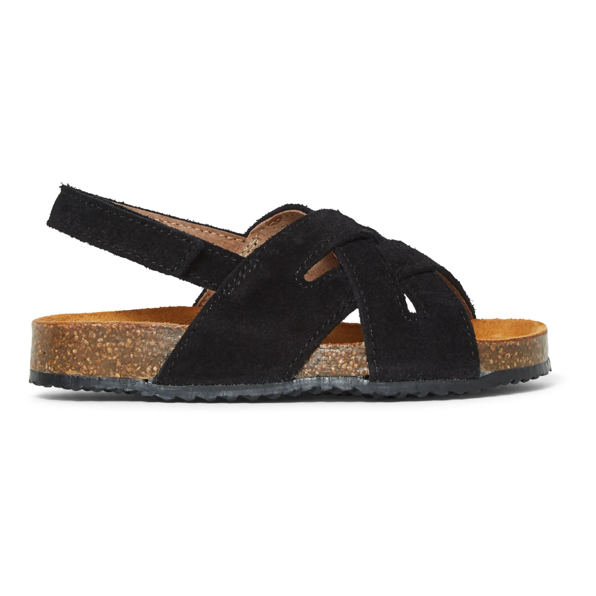 Pèpè Black Suede Braided Sandals - Two Con Me