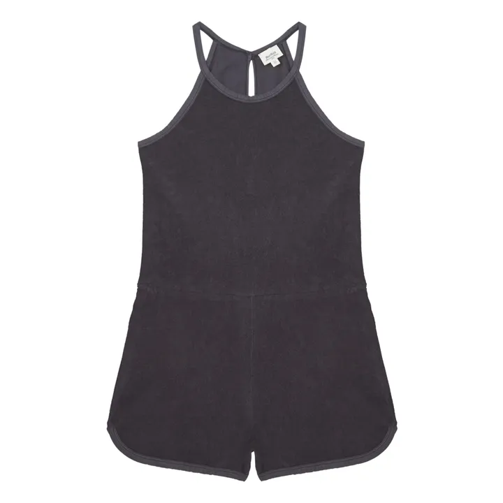 Team Terry Cloth Jumpsuit | Charcoal grey- Product image n°0