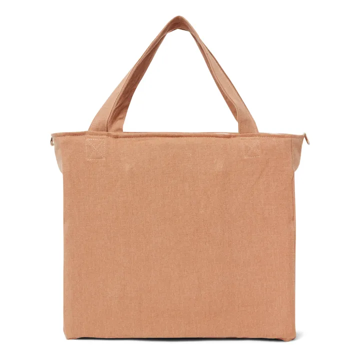 Sac zippé en lin | Terracotta- Image produit n°3