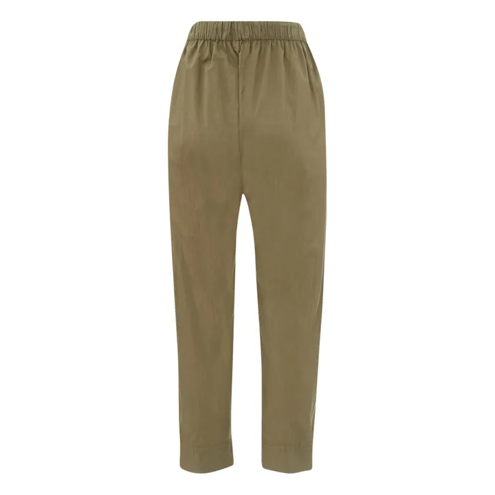 Pantalones de popelina de algodón Draper | Verde musgo- Imagen del producto n°3