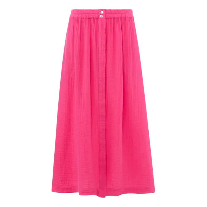 Serina Cotton Gauze Skirt | Pink- Product image n°0