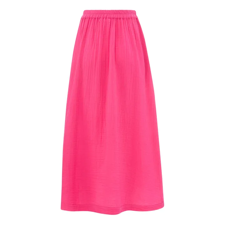 Serina Cotton Gauze Skirt | Pink- Product image n°4