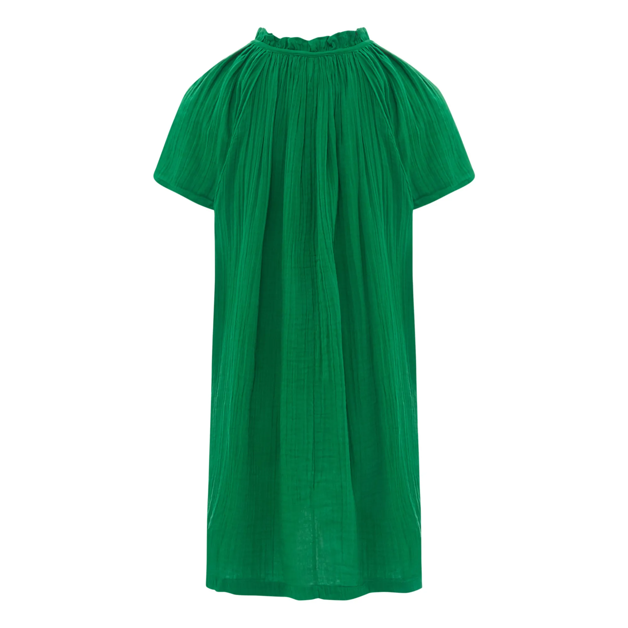BELLEPIECE - Doria Cotton Gauze Dress - Green | Smallable