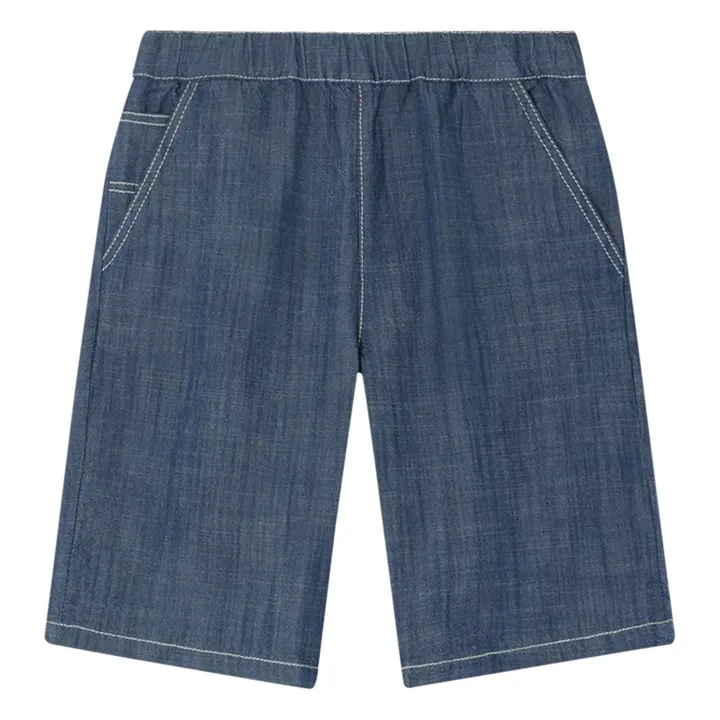 Conway Chambray Shorts | Blue- Product image n°0