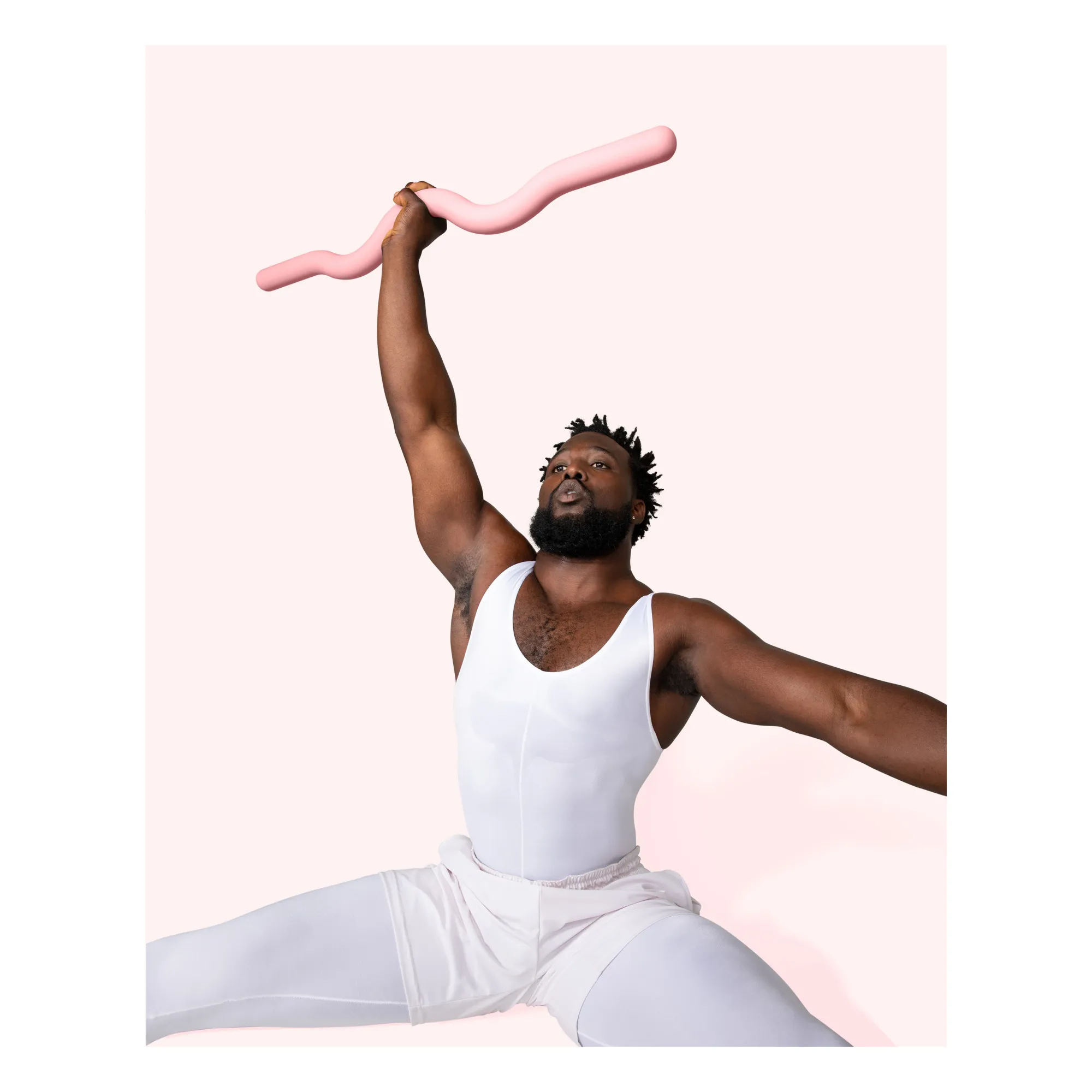 Barre de poids - 7kg | Blush- Image produit n°1