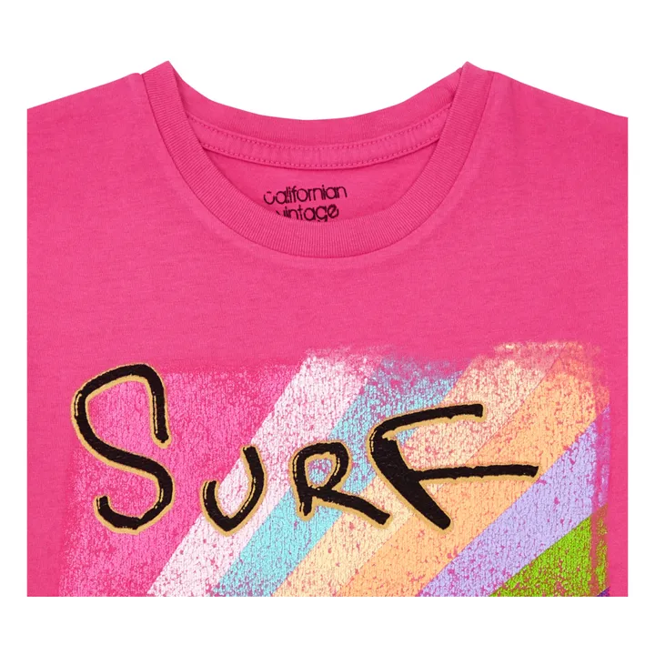 T-Shirt Spray Surf | Fuchsie- Produktbild Nr. 1