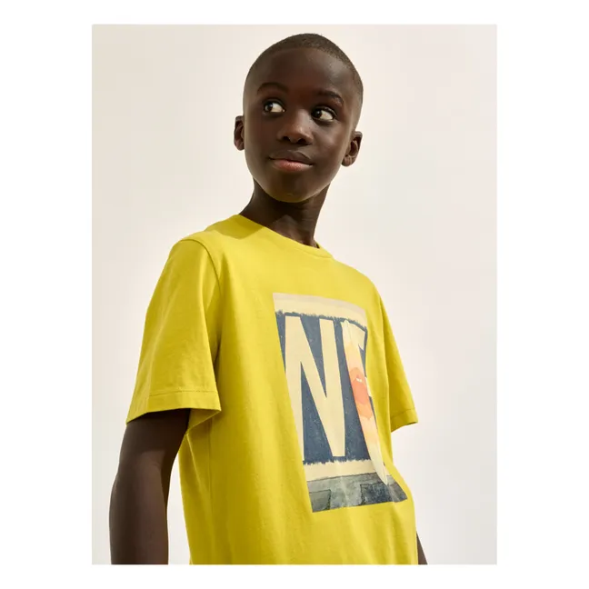 Camiseta Kenny de algodón ecológico | Amarillo
