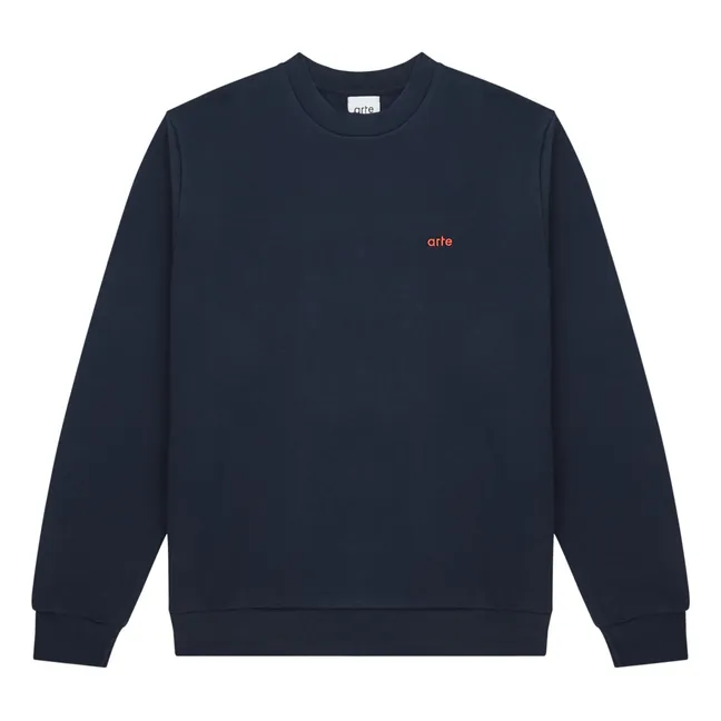 Sudadera con estampado de espalda Conrad | Azul Marino