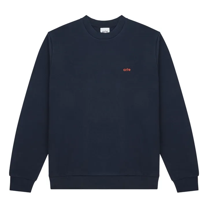 Sudadera con estampado de espalda Conrad | Azul Marino- Imagen del producto n°6