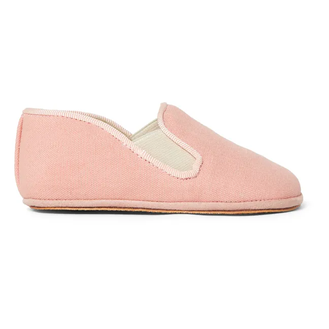 Noa Cotton Slippers | Pale pink