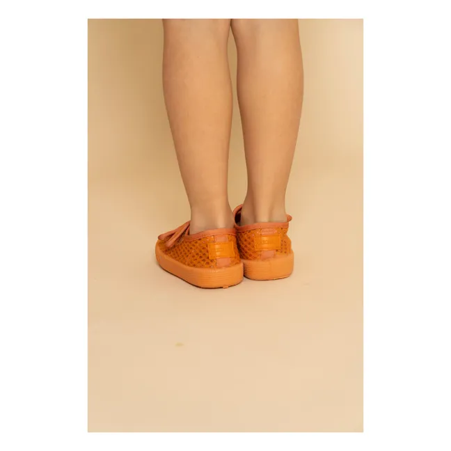 Sommerliche Sneakers | Orange