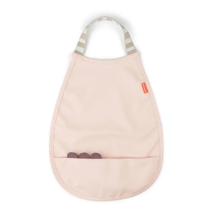 Bavoir élastique Croco | Rose- Image produit n°0