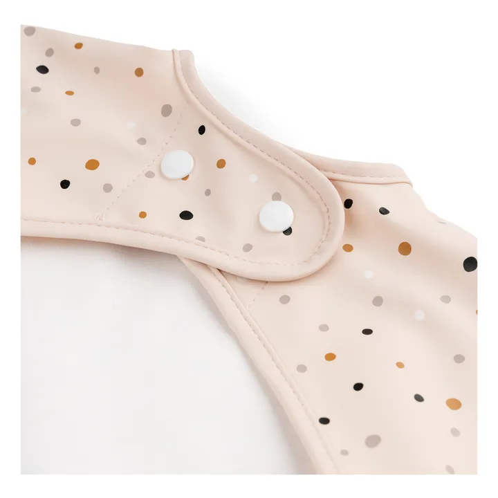 Happy dots bib with sleeves  | Pink- Product image n°3
