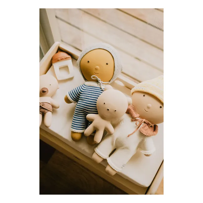 Mini muñeca hevea | Crema