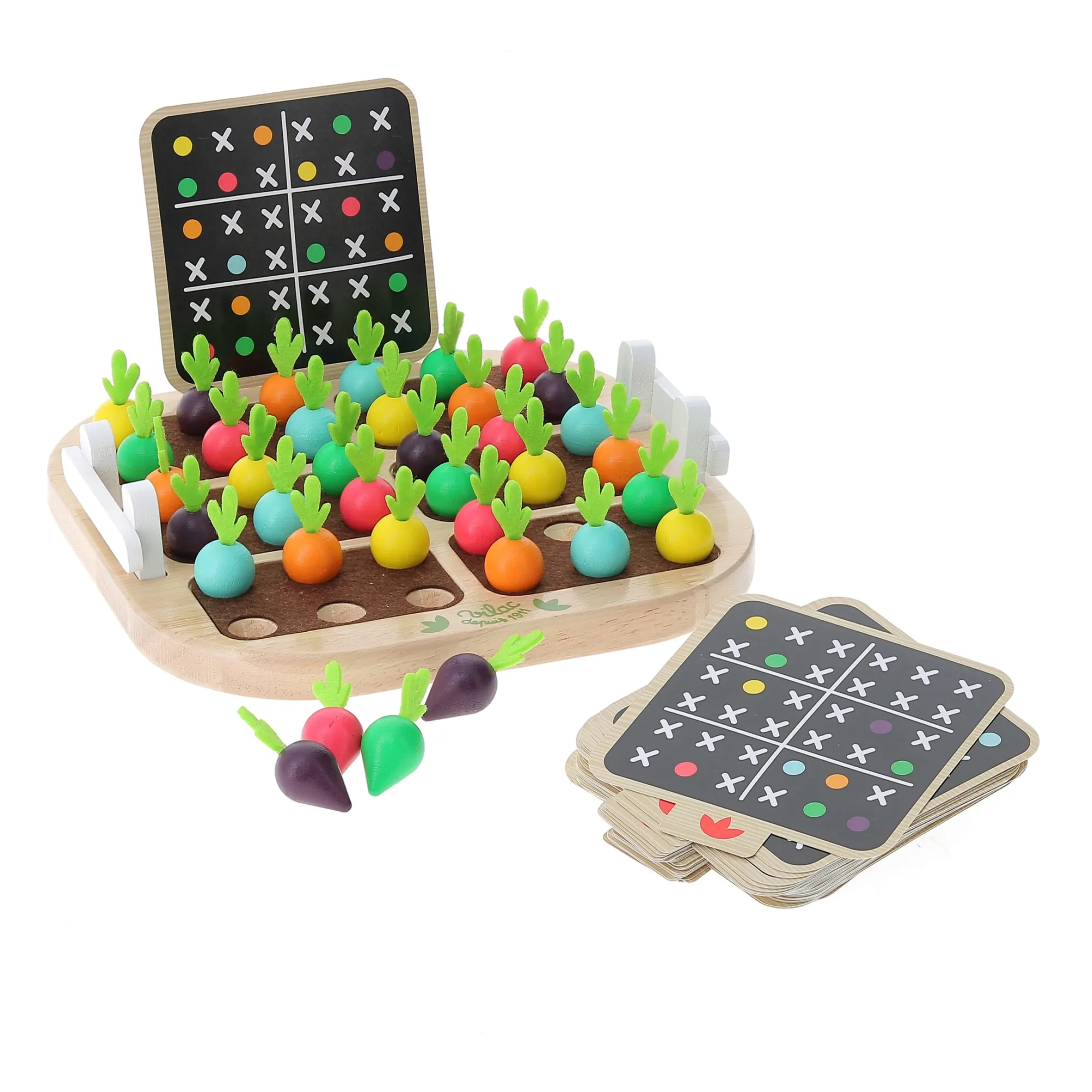 Vilac Multicoloured Vegetable Sudoku