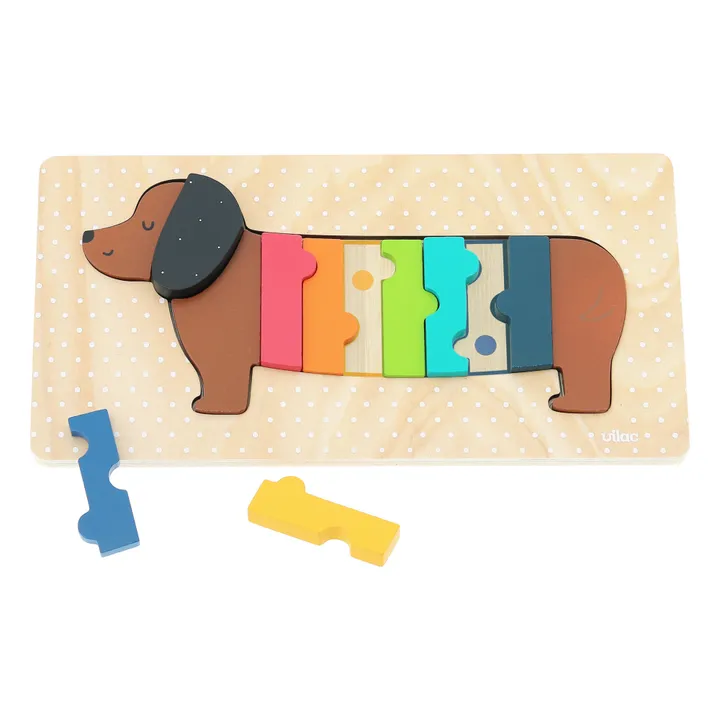 Sausage Dog Shape Sorting Puzzle - Andy Westface- Product image n°2