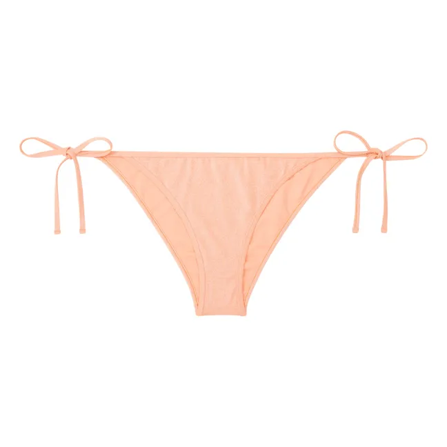 Richie Shiny Bikini Bottom | Peach