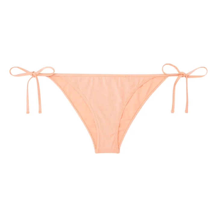 Bas de Maillot Richie Shiny | Rose pêche- Image produit n°0