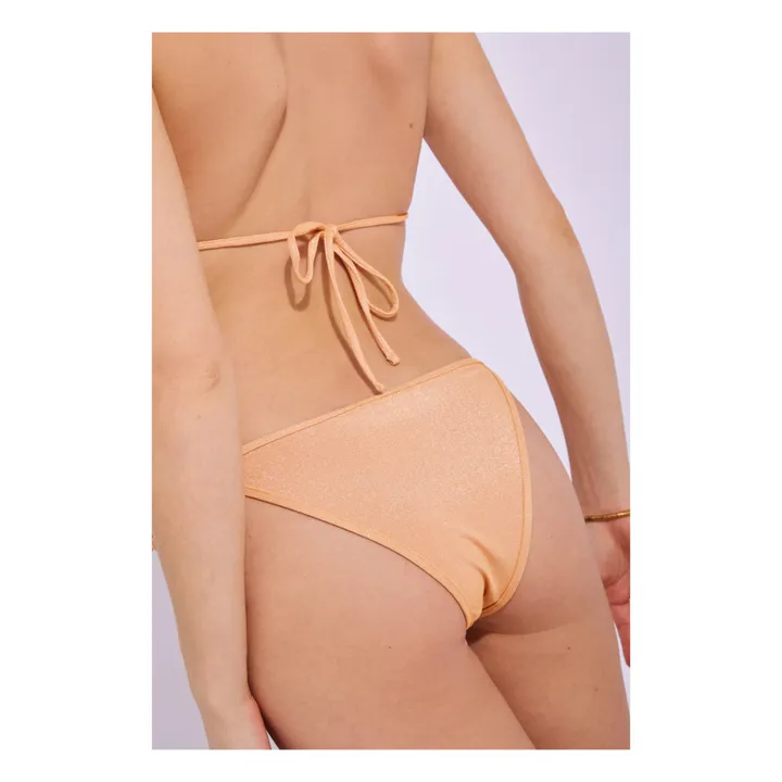 Bas de Maillot Richie Shiny | Rose pêche- Image produit n°3