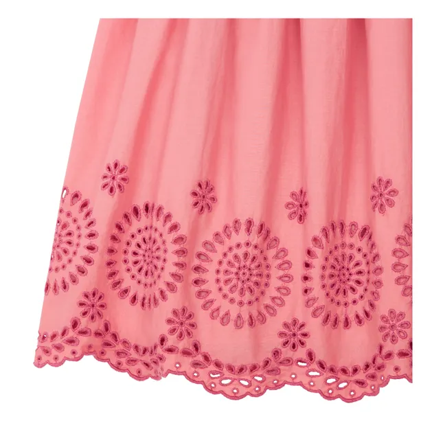 Vestido bordado | Rosa