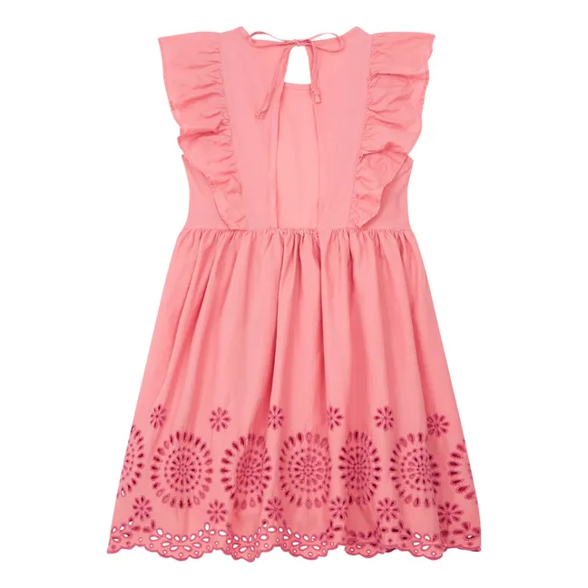 Vestido bordado | Rosa